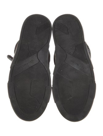 Givenchy Leather Polka Dot Print Sneakers