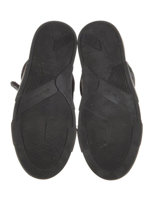 Givenchy Leather Polka Dot Print Sneakers