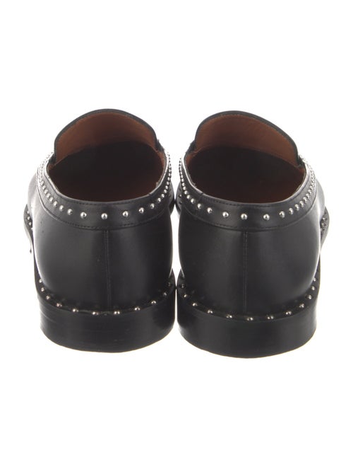 Givenchy Leather Studded Accents Loafers