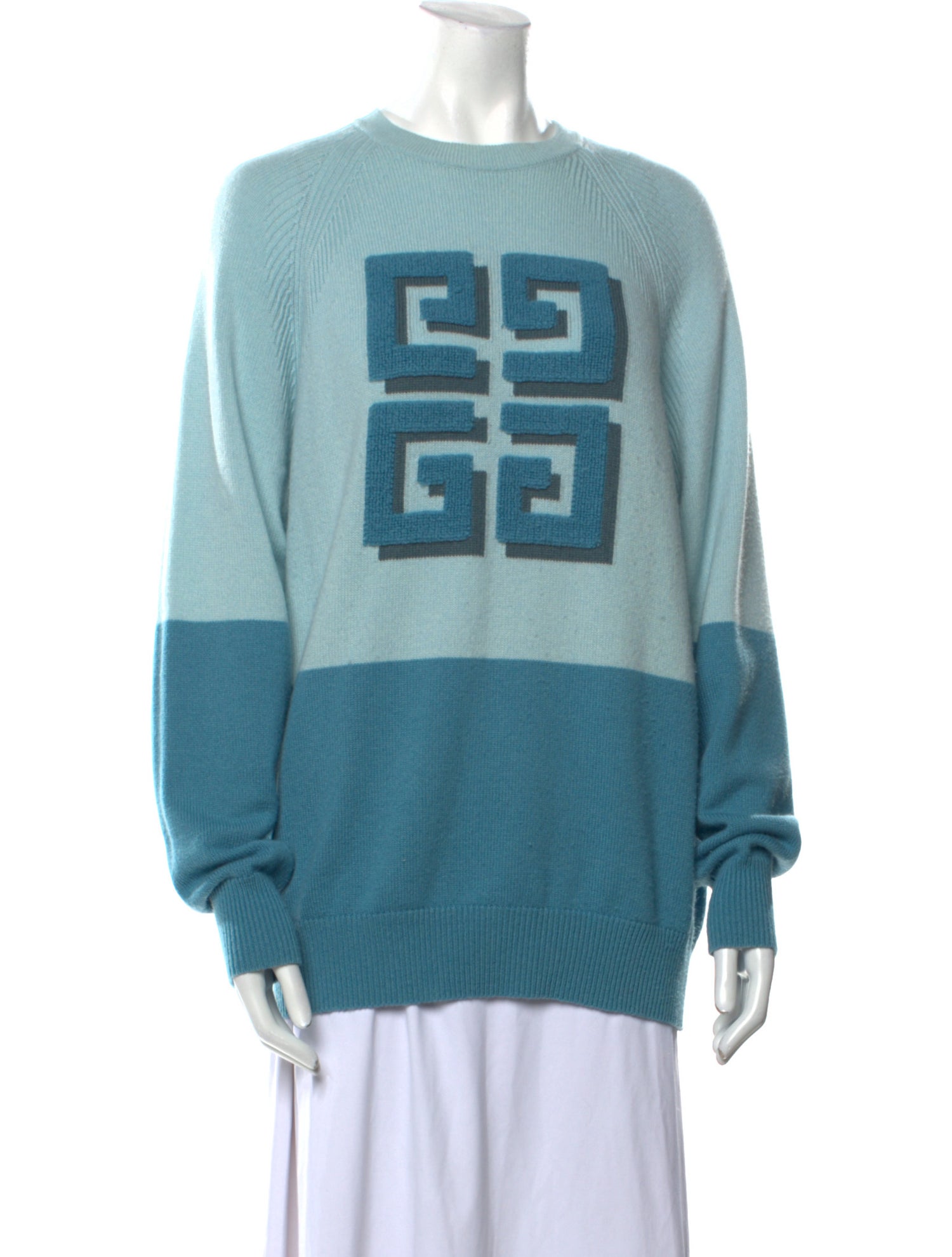 Givenchy Graphic Print Crew Neck Sweater