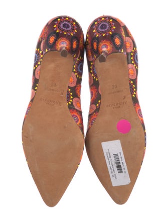 Givenchy Leather Printed Mules