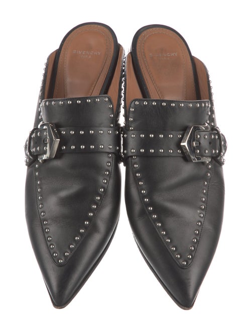 Givenchy Leather Studded Accents Mules