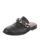Givenchy Leather Chain-Link Accents Mules