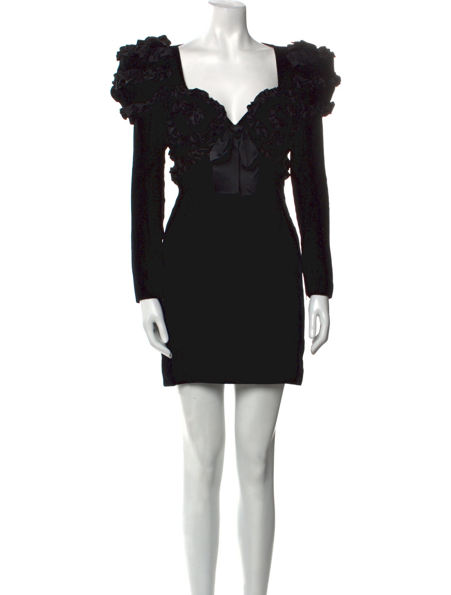 Givenchy Square Neckline Mini Dress