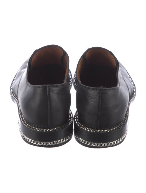 Givenchy Leather Chain-Link Accents Oxfords