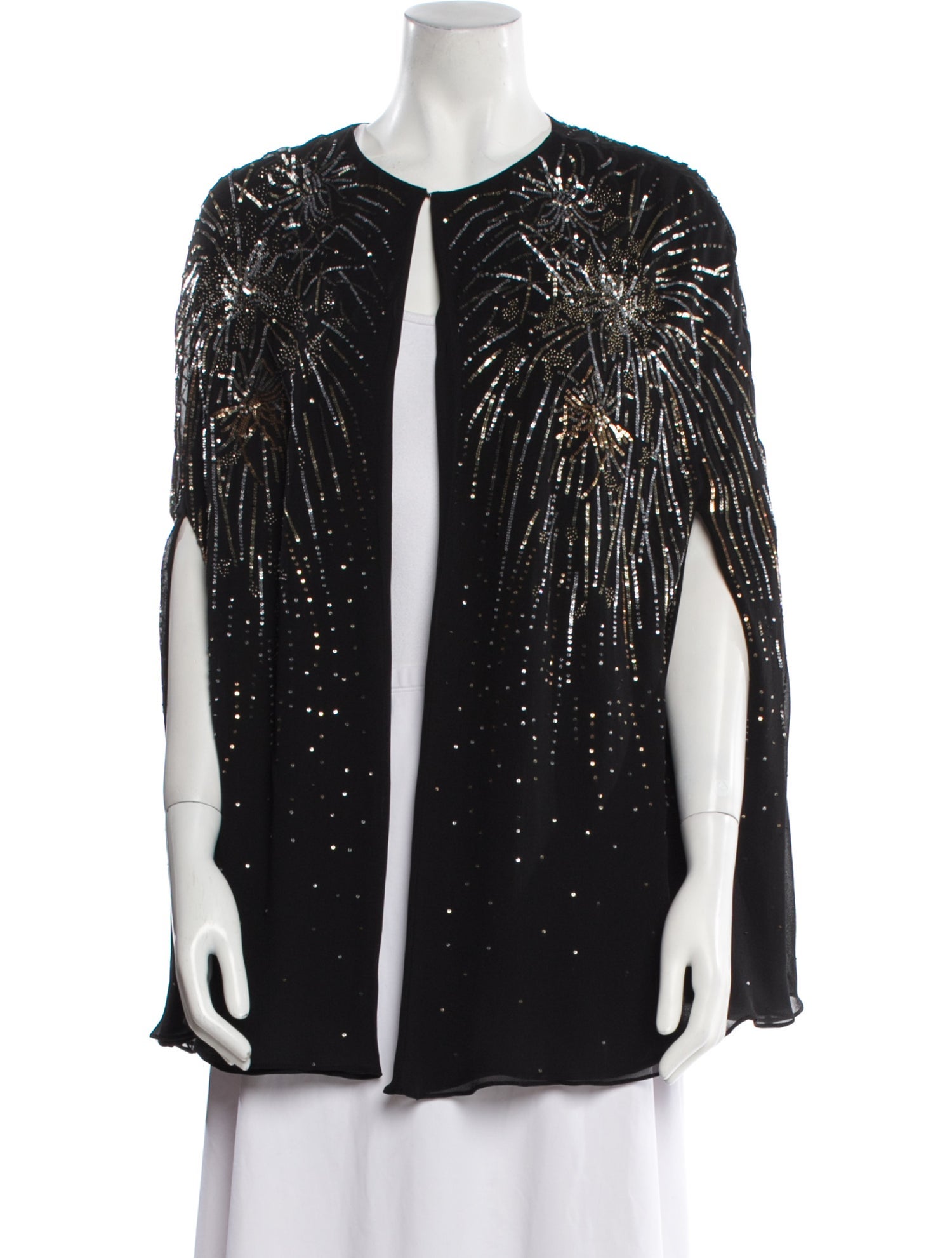 Givenchy Silk Patterned Cape