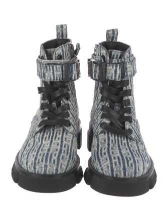 Givenchy Printed Combat Boots