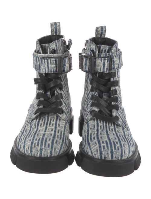 Givenchy Printed Combat Boots