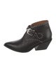Givenchy Leather Studded Accents Lace-Up Boots