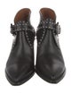 Givenchy Leather Studded Accents Lace-Up Boots