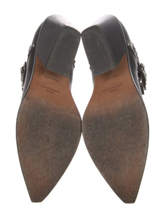 Givenchy Leather Studded Accents Lace-Up Boots
