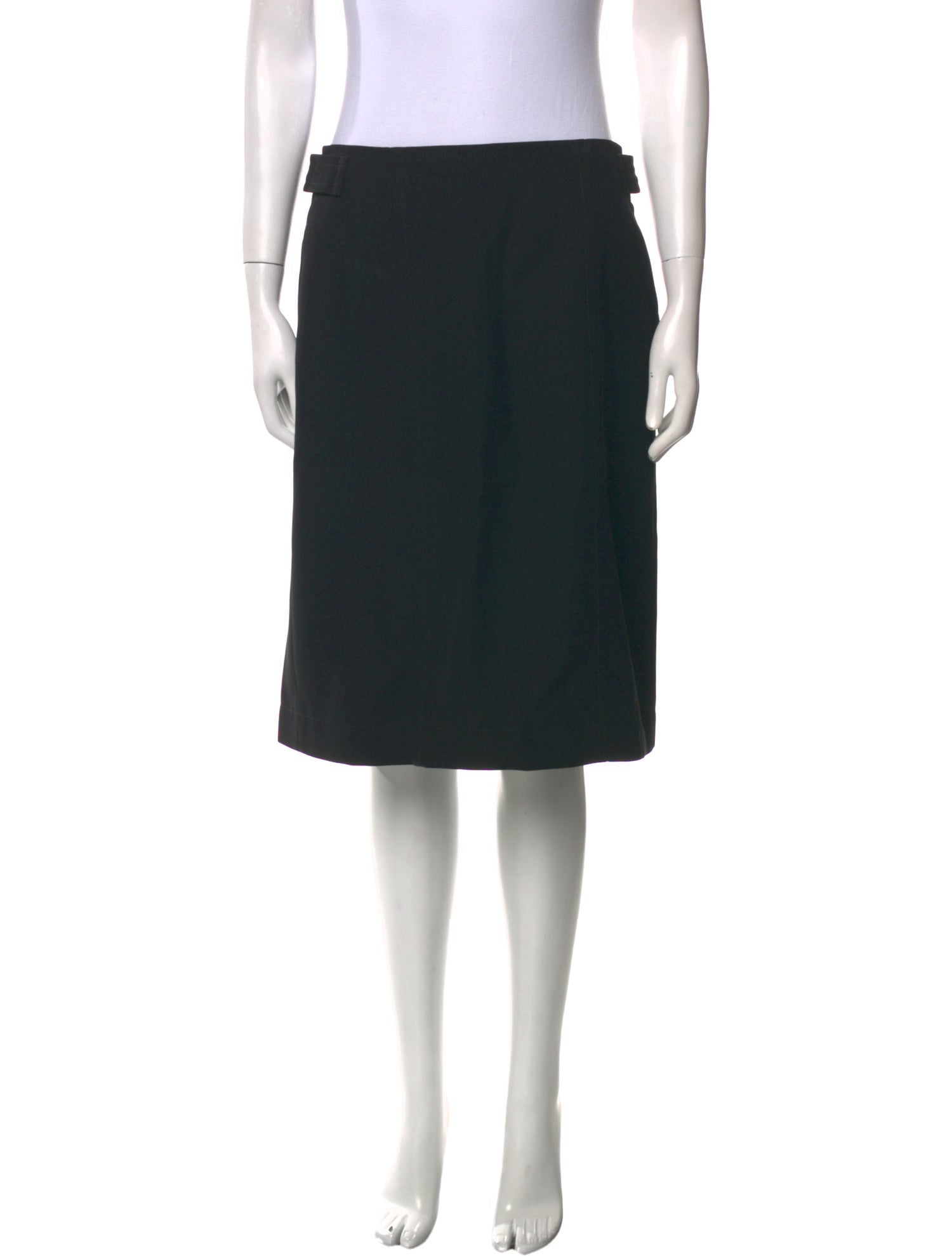 Givenchy Embroidered Accent Knee-Length Skirt