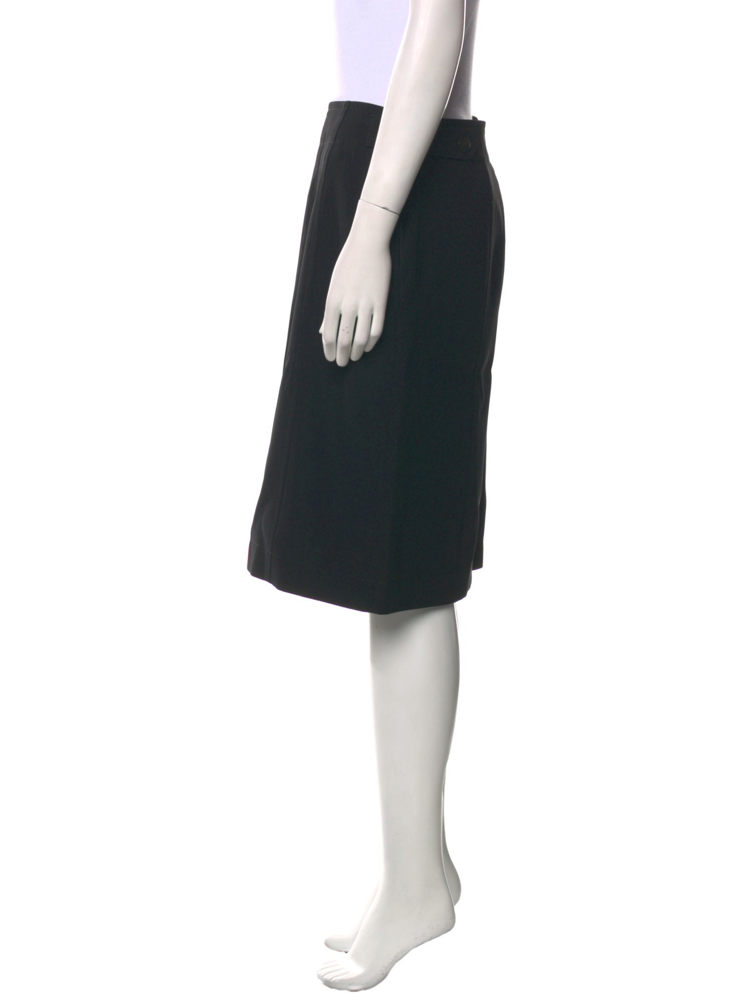 Givenchy Embroidered Accent Knee-Length Skirt