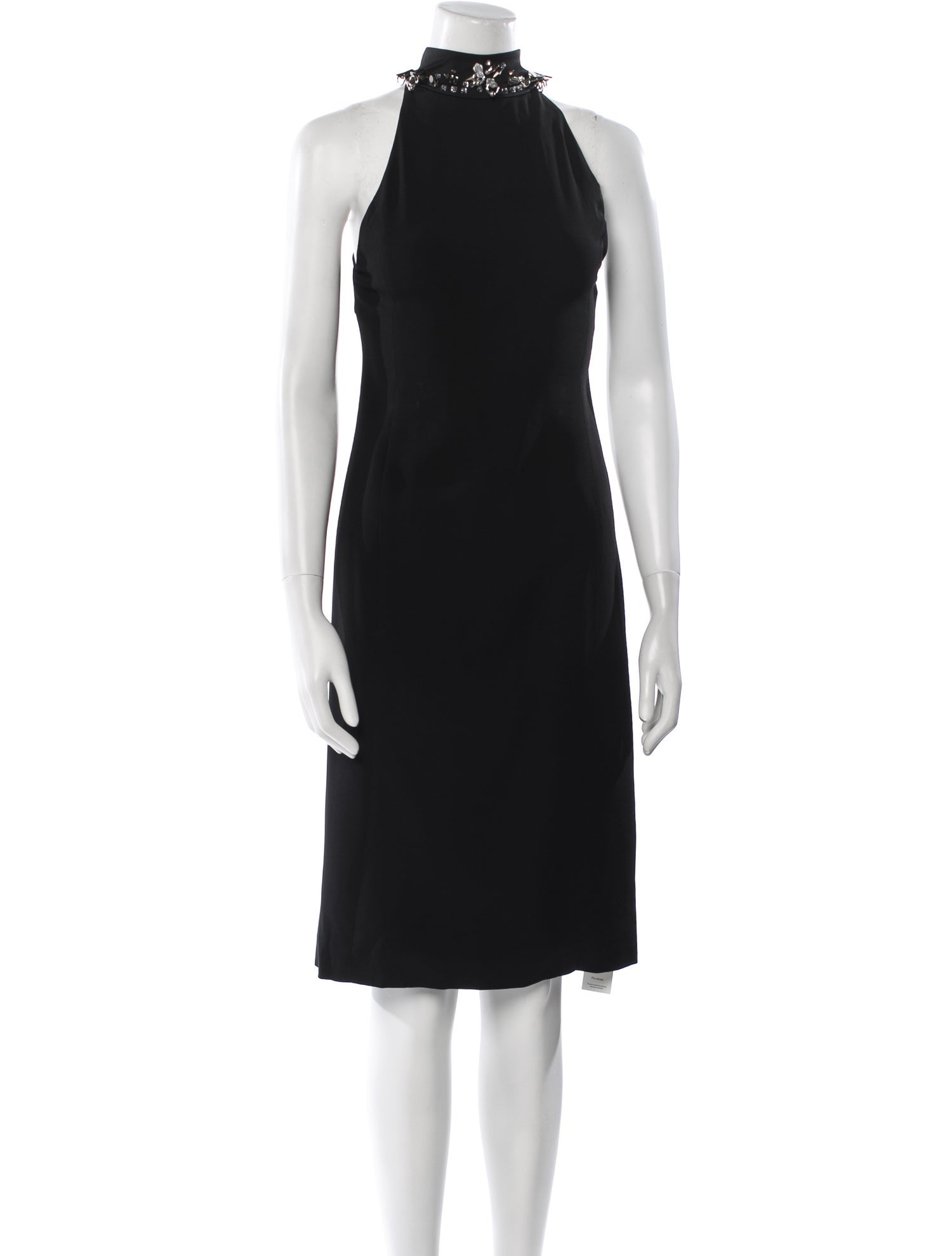 Givenchy Mock Neck Midi Length Dress
