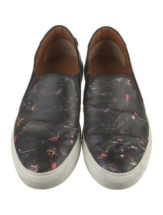 Givenchy Leather Printed Boat Shoes