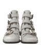 Givenchy Leather Studded Accents Combat Boots