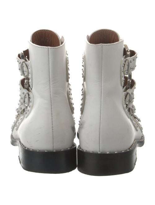 Givenchy Leather Studded Accents Combat Boots