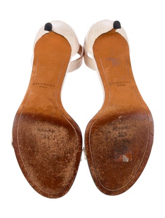 Givenchy Snakeskin Sandals