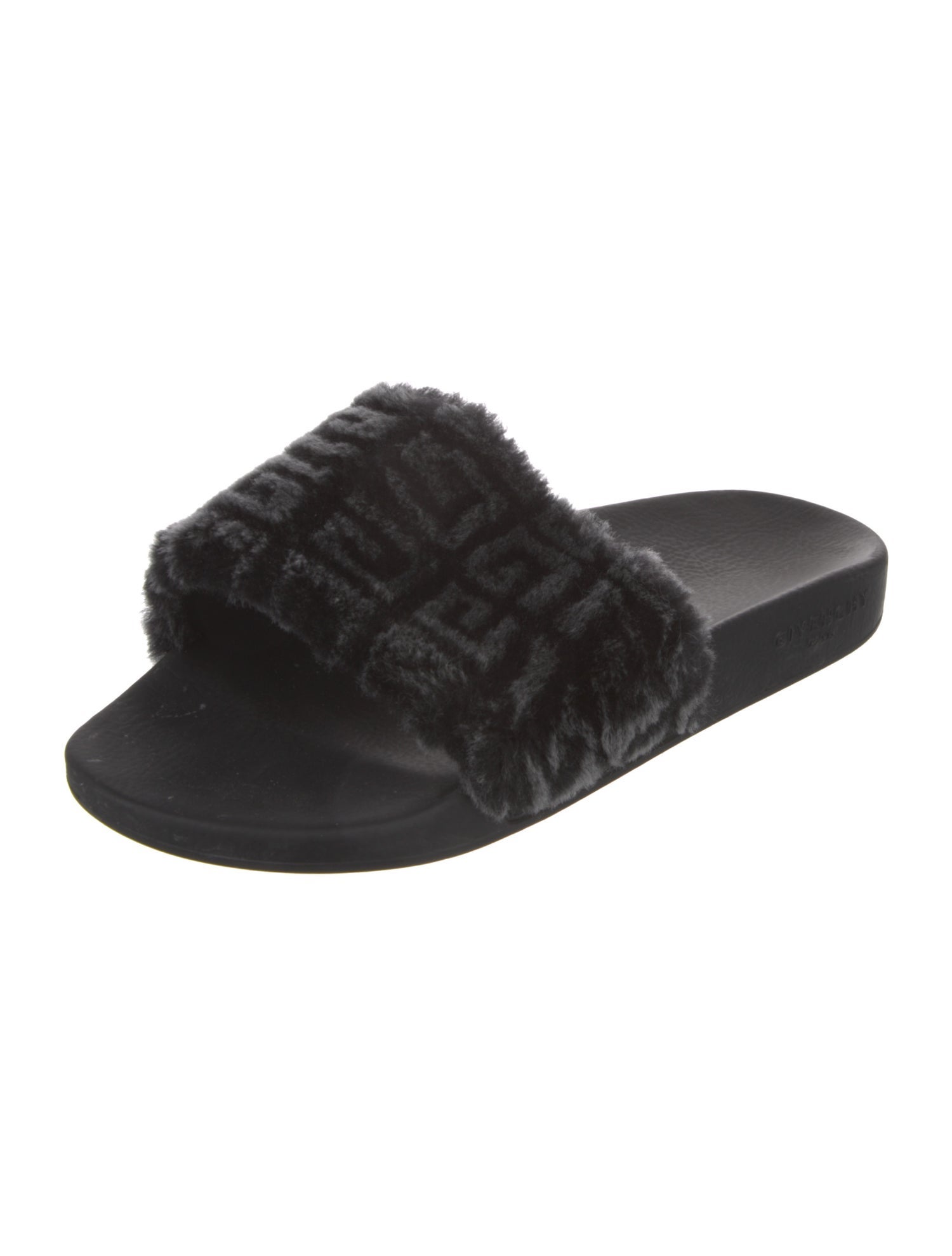 Givenchy Shearling Slides