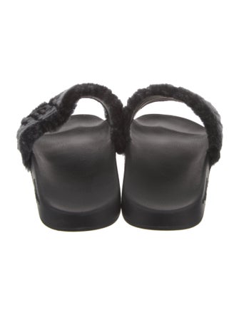 Givenchy Shearling Slides