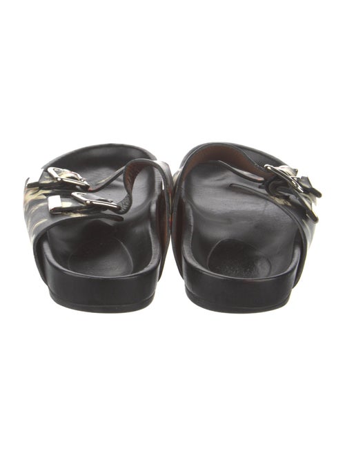 Givenchy Leather Floral Print Slides