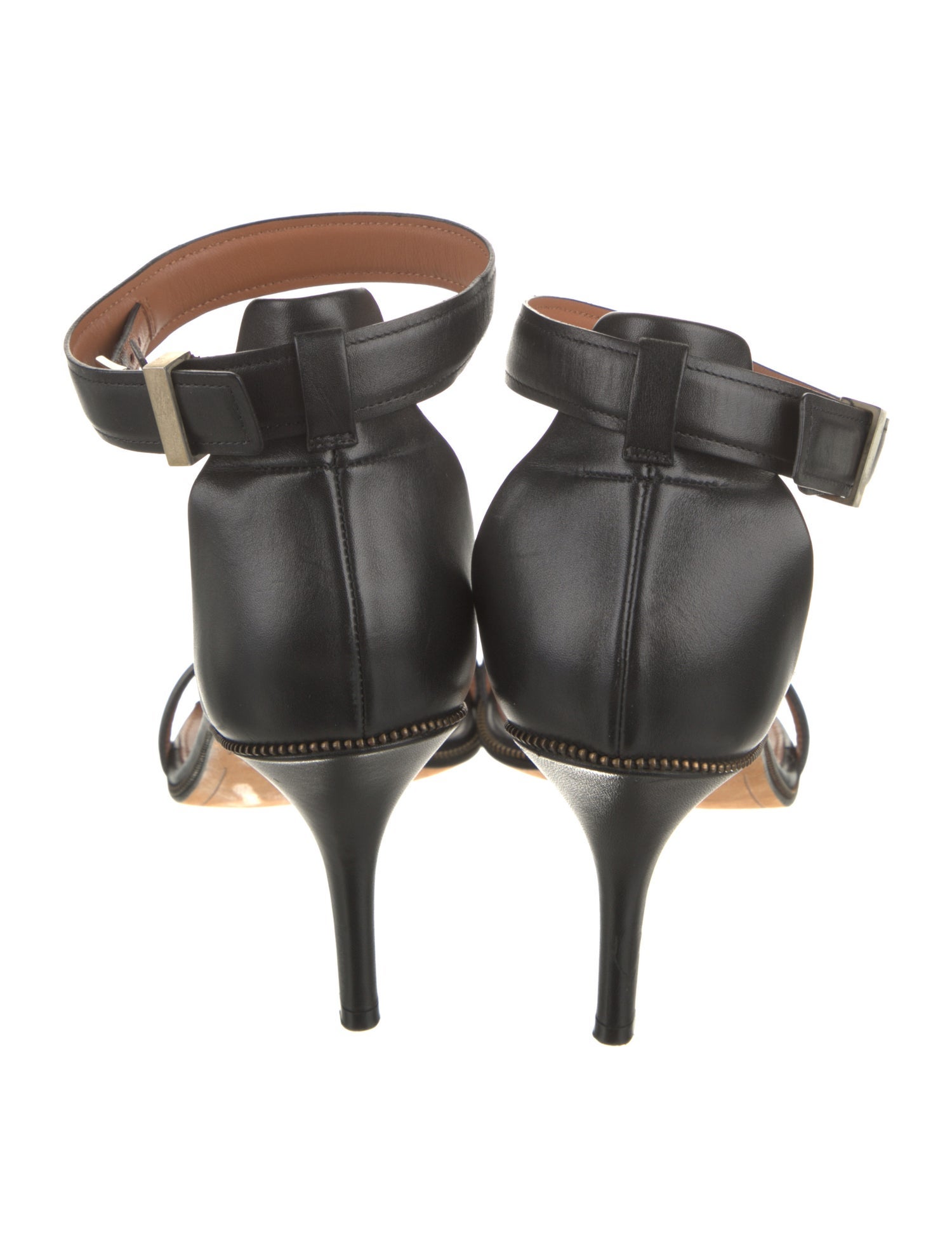 Givenchy Leather Sandals - Black Sandals, Shoes - GIV232279