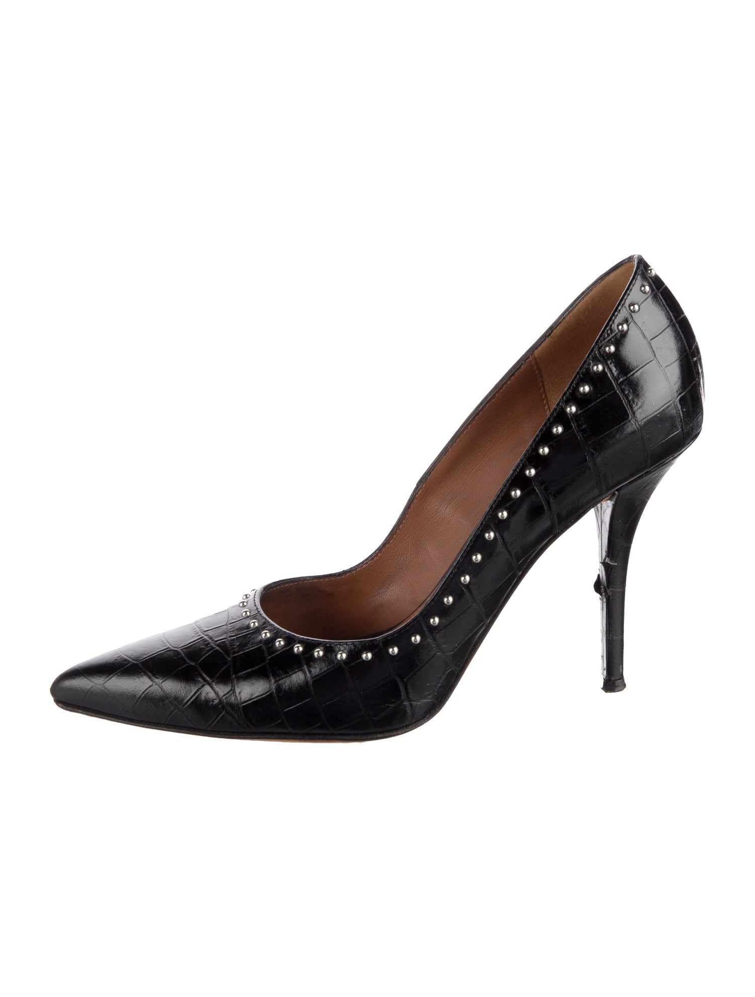 Givenchy Leather Studded Accents Pumps