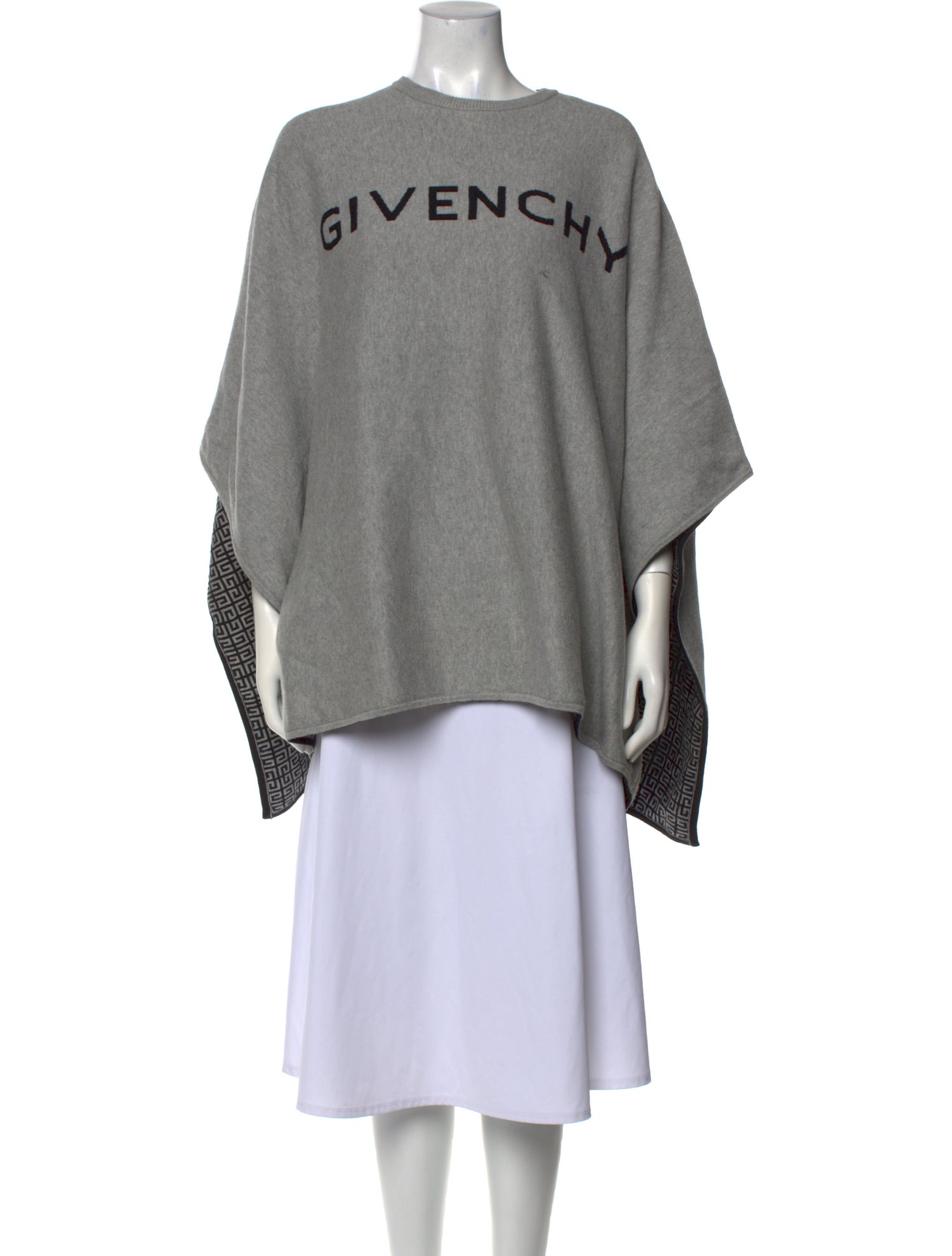 Givenchy Graphic Print Crew Neck Sweater
