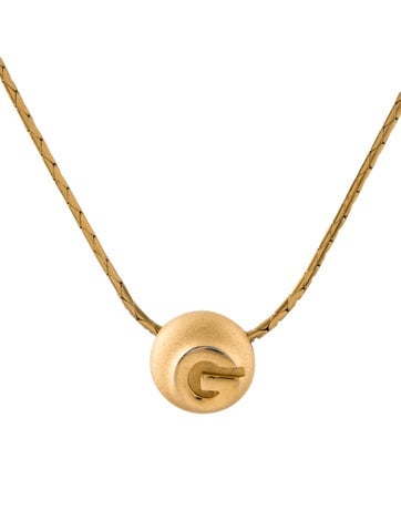 Givenchy Pendant Necklace Vintage G