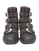 Givenchy Leather Studded Accents Combat Boots