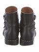 Givenchy Leather Studded Accents Combat Boots