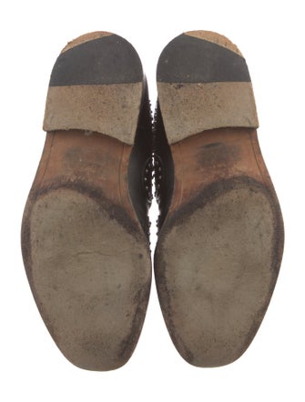 Givenchy Leather Studded Accents Combat Boots