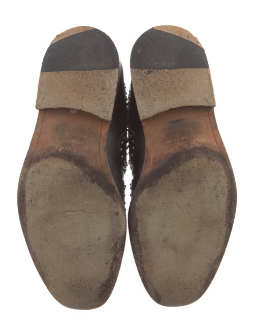 Givenchy Leather Studded Accents Combat Boots