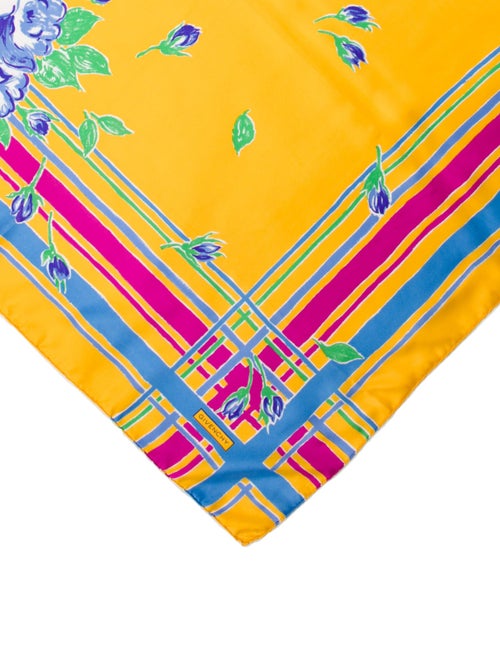 Givenchy Silk Floral Print Scarf