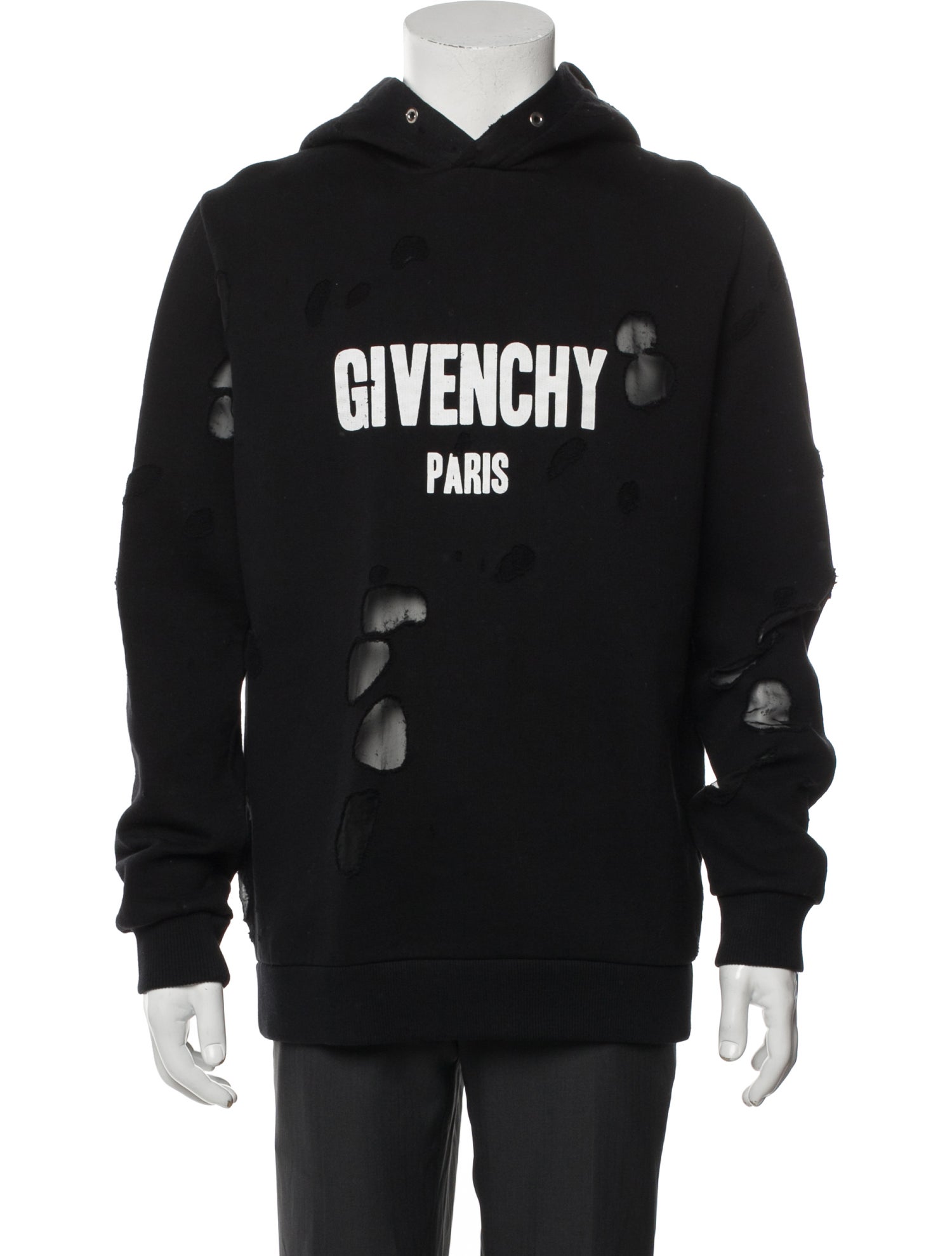 Givenchy Graphic Print Crew Neck Hoodie