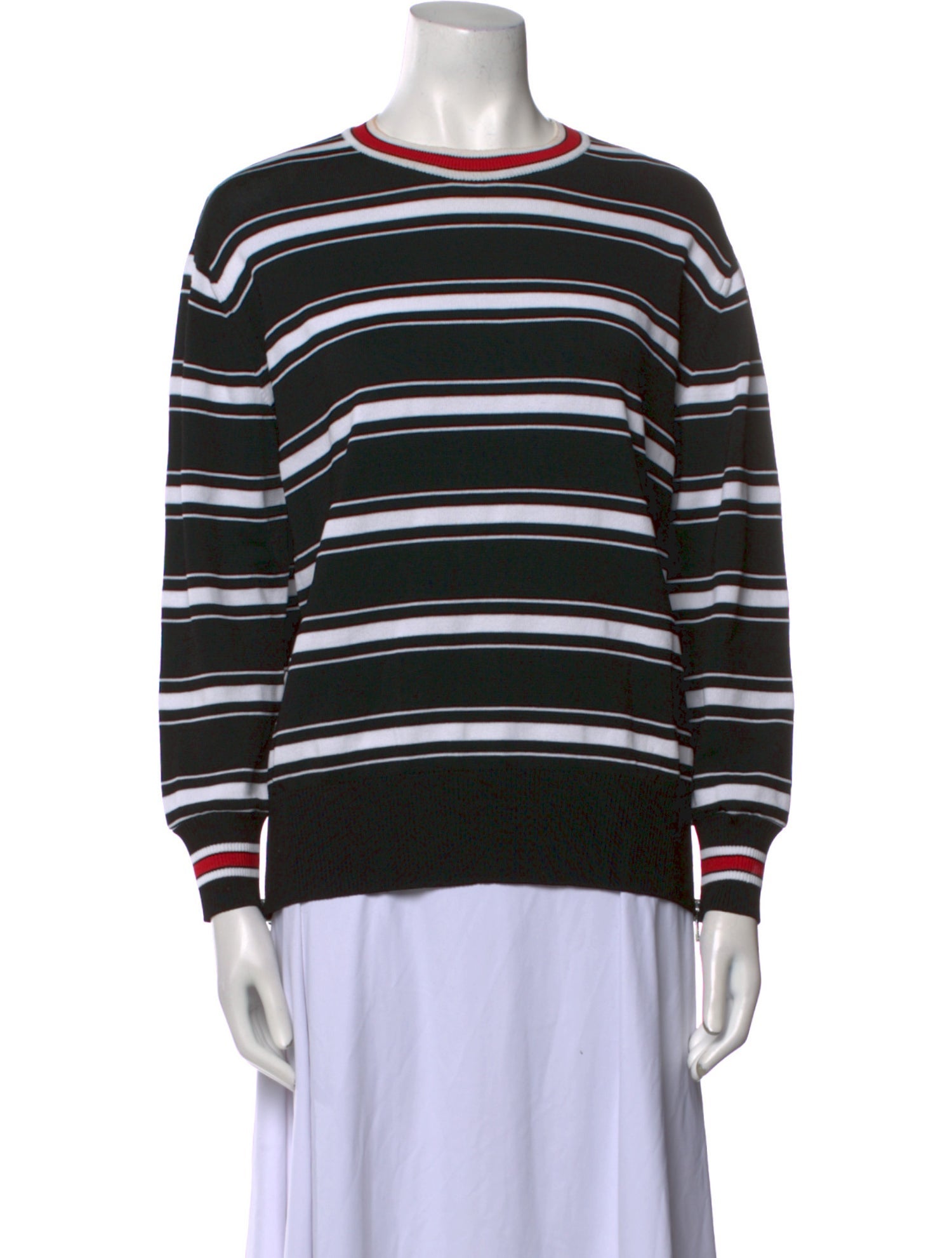Givenchy Striped Crew Neck Sweatshirt