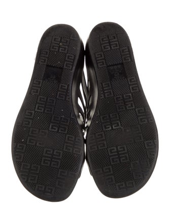 Givenchy Rubber Gladiator Sandals
