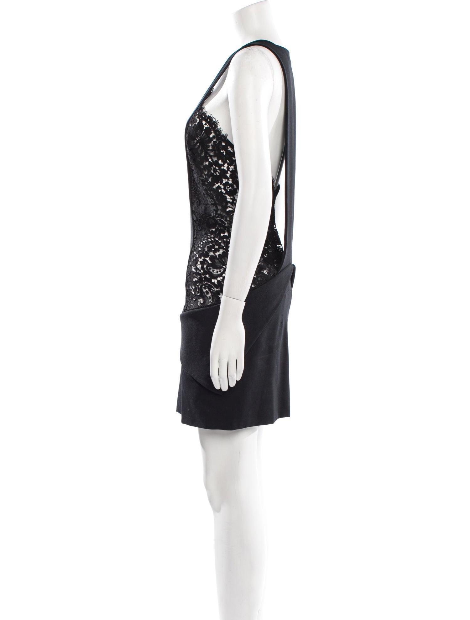 Givenchy Square Neckline Mini Dress