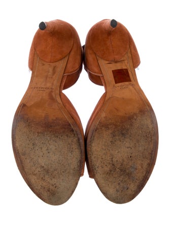 Givenchy Suede D'Orsay Pumps