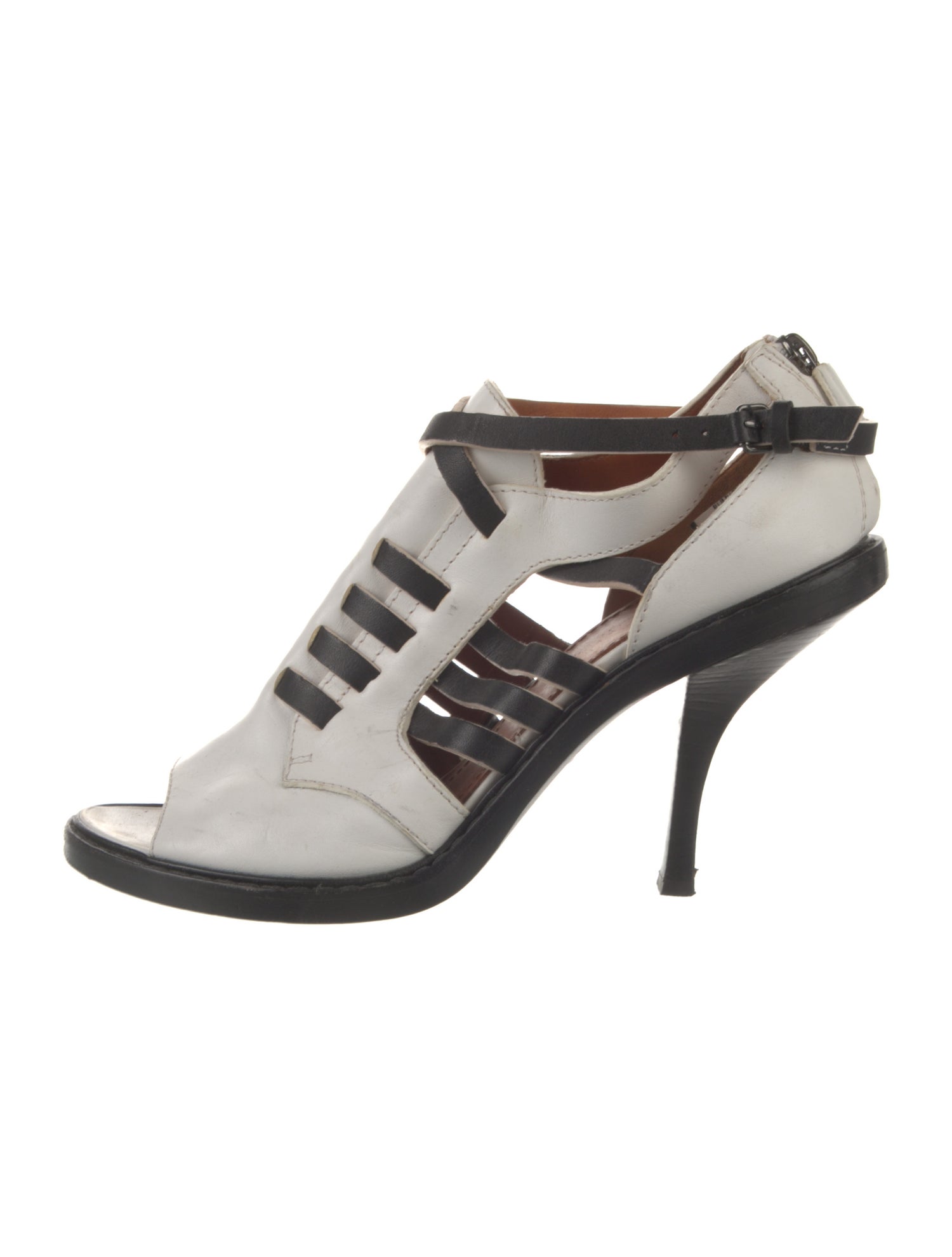 Givenchy Leather Studded Accents Slingback Sandals