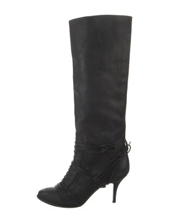 Givenchy Leather Lace-Up Boots