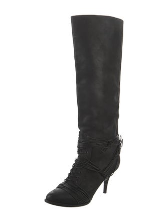Givenchy Leather Lace-Up Boots