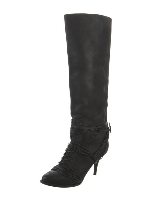 Givenchy Leather Lace-Up Boots