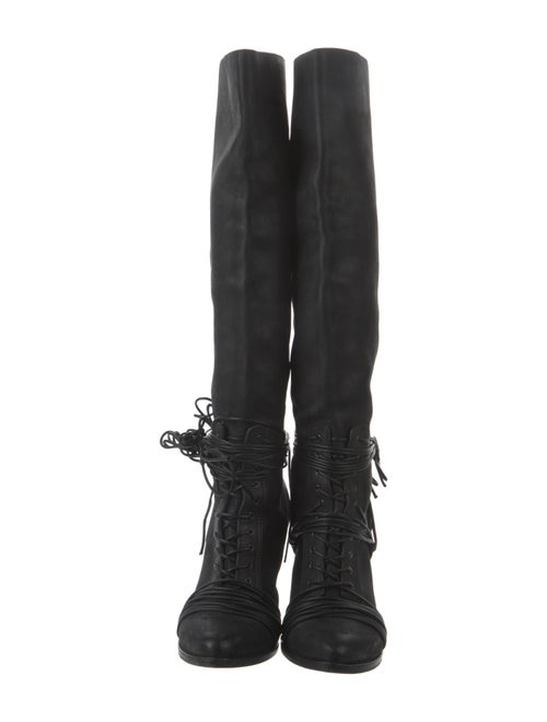 Givenchy Leather Lace-Up Boots