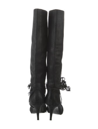 Givenchy Leather Lace-Up Boots