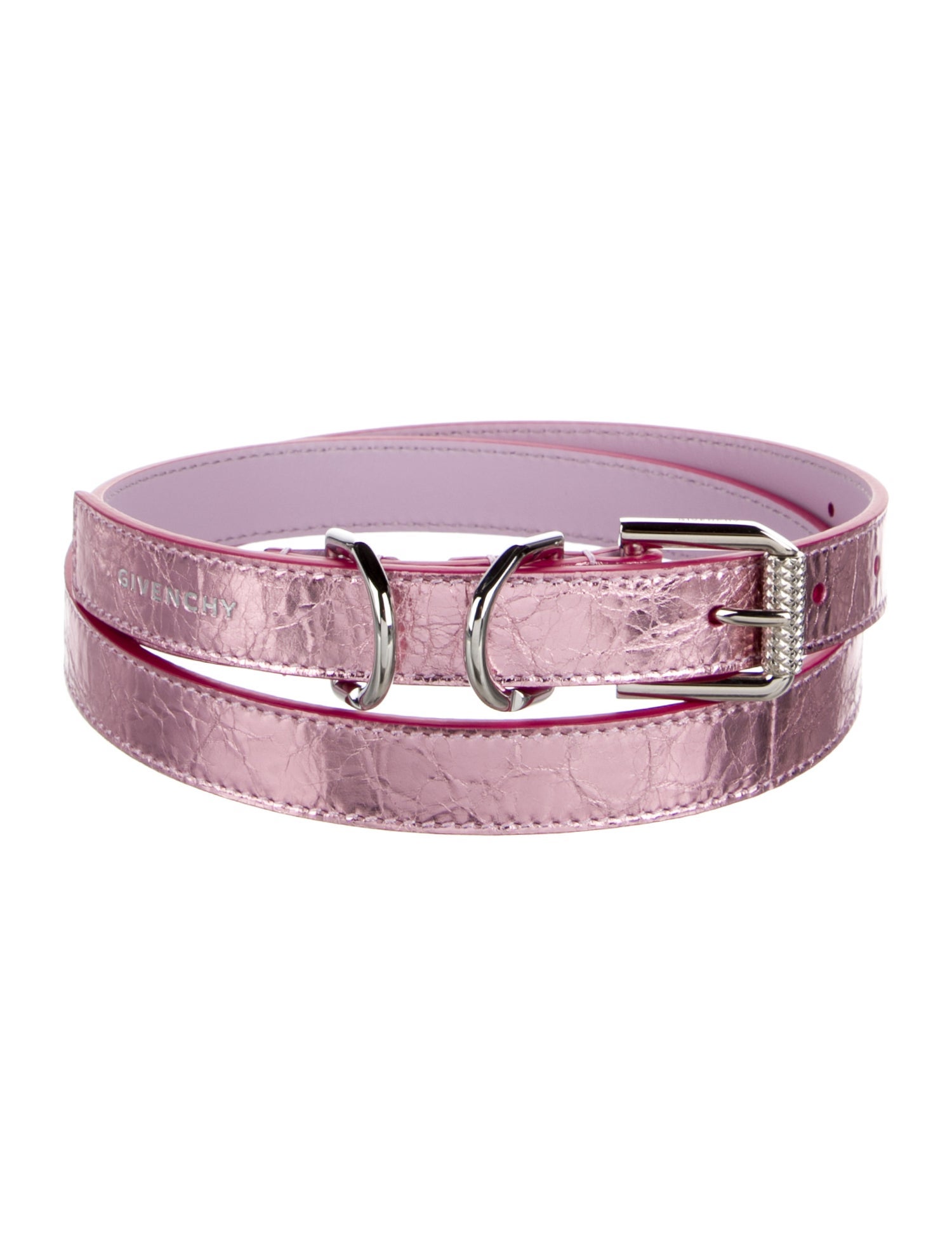 Givenchy Skinny Patent Leather Belt