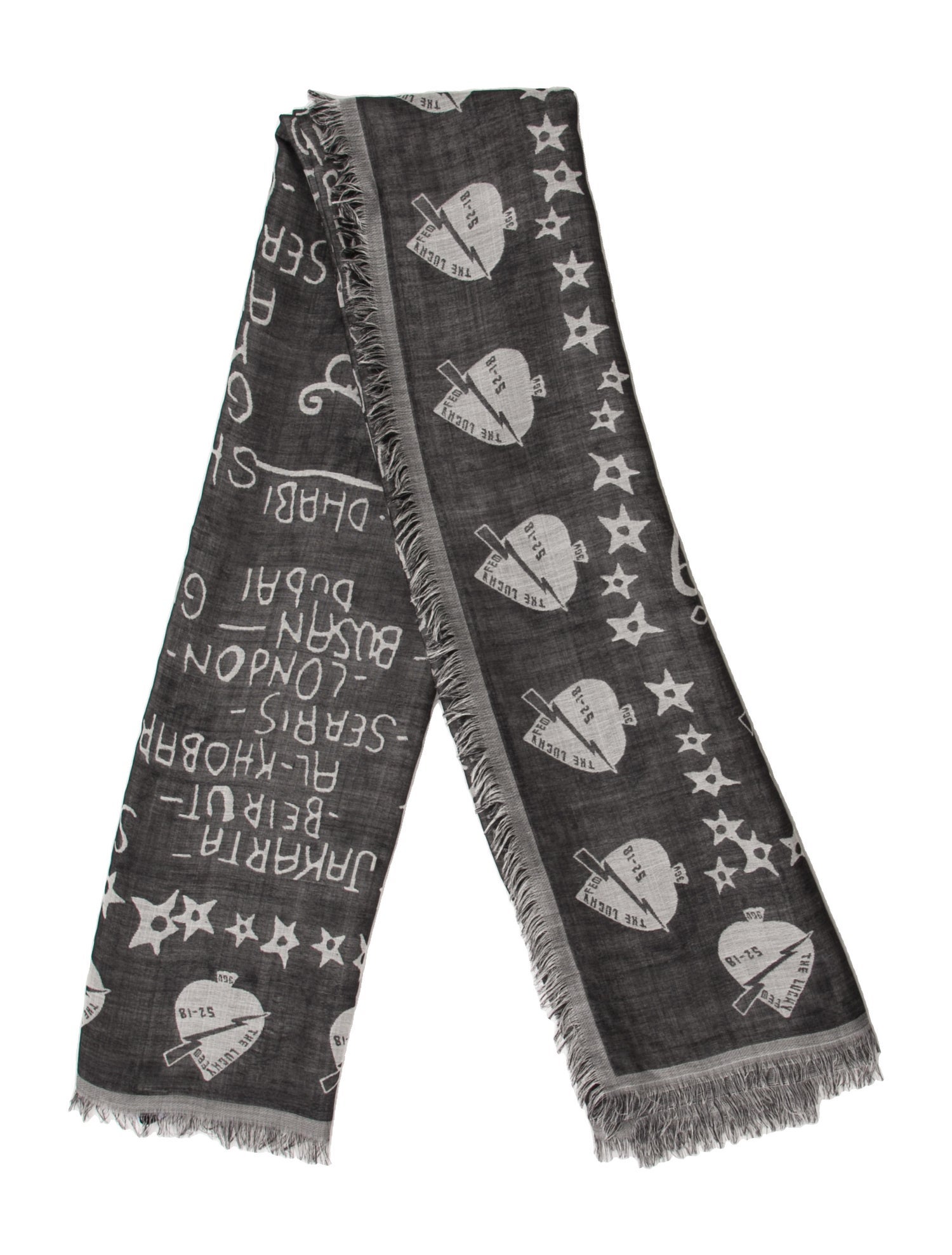 Givenchy Floral Print Scarf