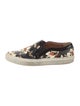 Givenchy Leather Floral Print Sneakers