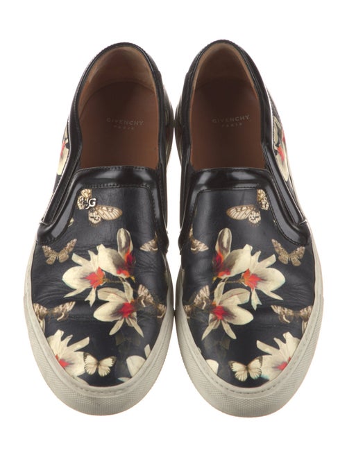Givenchy Leather Floral Print Sneakers