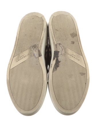 Givenchy Leather Floral Print Sneakers